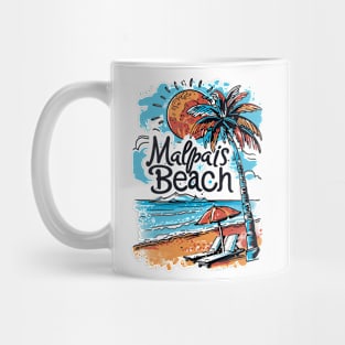 Escape to Malpais: Tropical Landscape Art 🏖️ Mug